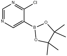 Pyrimidine, 4-chloro-5-(4,4,5,5-tetramethyl-1,3,2-dioxaborolan-2-yl)-|4-氯-5-(4,4,5,5-四甲基-1,3,2-二氧杂硼烷-2-基)嘧啶