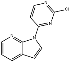 1H-Pyrrolo[2,3-b]pyridine, 1-(2-chloro-4-pyrimidinyl)-,2225126-51-0,结构式