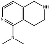 N,N-dimethyl-5,6,7,8-tetrahydro-2,6-naphthyridin-1-amine 化学構造式