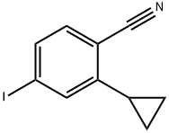 2-cyclopropyl-4-iodobenzonitrile Structure