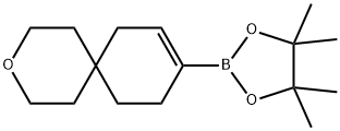 3-Oxaspiro[5.5]undec-8-ene, 9-(4,4,5,5-tetramethyl-1,3,2-dioxaborolan-2-yl)- 结构式