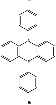Phenazine, 5,10-bis(4-bromophenyl)-5,10-dihydro- Structure