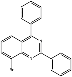 Quinazoline, 8-bromo-2,4-diphenyl- Structure