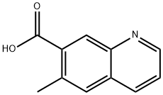 7-Quinolinecarboxylic acid, 6-methyl- Struktur