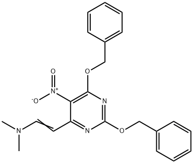 에텐아민,N,N-디메틸-2-5-니트로-2,6-비스(페닐메톡시)-4-피리미디닐-