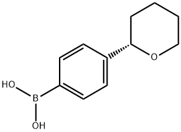 Boronic acid, B-[4-[(2S)-tetrahydro-2H-pyran-2-yl]phenyl]- Struktur