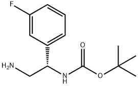 Carbamic acid, N-[(1S)-2-amino-1-(3-fluorophenyl)ethyl]-, 1,1-dimethylethyl ester|