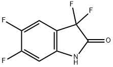 2H-Indol-2-one, 3,3,5,6-tetrafluoro-1,3-dihydro- Struktur