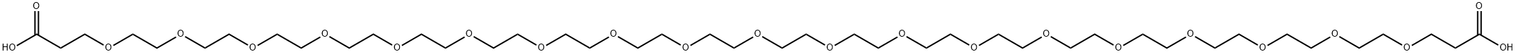 双-PEG18-酸 结构式