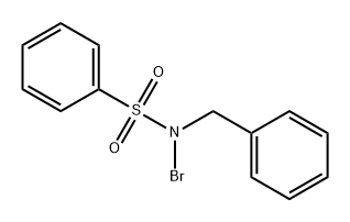 Benzenesulfonamide, N-bromo-N-(phenylmethyl)- Structure