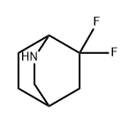 2-Azabicyclo[2.2.2]octane, 6,6-difluoro- Structure