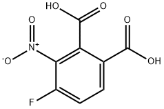 1,2-Benzenedicarboxylic acid, 4-fluoro-3-nitro- Struktur