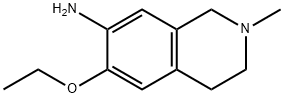 7-Isoquinolinamine, 6-ethoxy-1,2,3,4-tetrahydro-2-methyl- Structure