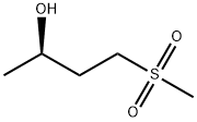 2-Butanol, 4-(methylsulfonyl)-, (2R)- Structure