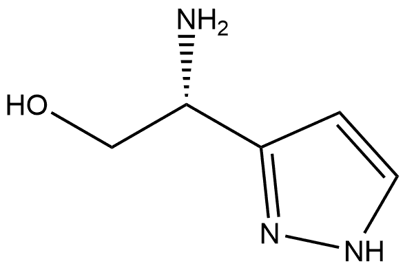 (βR)-β-Amino-1H-pyrazole-3-ethanol Struktur