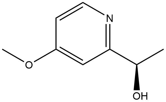 (R)-1-(4-Methoxypyridin-2-yl)ethan-1-ol Struktur