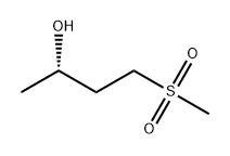 2-Butanol, 4-(methylsulfonyl)-, (2S)- Structure
