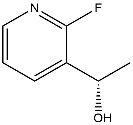 3-Pyridinemethanol, 2-fluoro-α-methyl-, (αS)- Structure