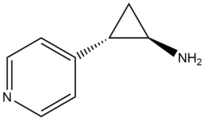 (1R, 2S)-2-Pyridin-4-yl-cyclopropylamine Structure