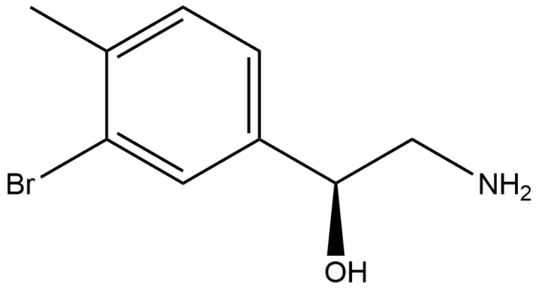 (S)-2-amino-1-(3-bromo-4-methylphenyl)ethan-1-ol Structure