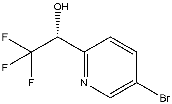 2-Pyridinemethanol, 5-bromo-α-(trifluoromethyl)-, (αR)-,2227871-68-1,结构式