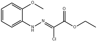 Acetic acid, 2-chloro-2-[2-(2-methoxyphenyl)hydrazinylidene]-, ethyl ester, (2Z)- Structure