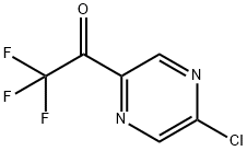 Ethanone, 1-(5-chloro-2-pyrazinyl)-2,2,2-trifluoro- Structure