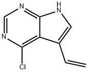 4-Chloro-5-vinyl-7H-pyrrolo[2,3-d]pyrimidine Struktur