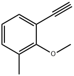 1-Ethynyl-2-methoxy-3-methylbenzene 化学構造式
