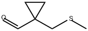 1-[(methylsulfanyl)methyl]cyclopropane-1-carbald
ehyde Structure