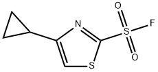 4-cyclopropyl-1,3-thiazole-2-sulfonyl fluoride 化学構造式