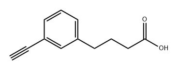 4-(3-乙炔基苯基)丁酸, 2228471-37-0, 结构式