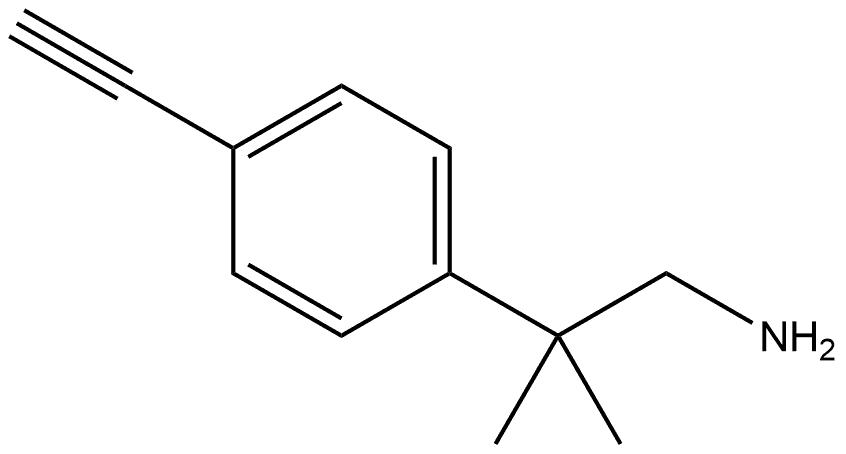 Benzeneethanamine, 4-ethynyl-β,β-dimethyl- Struktur