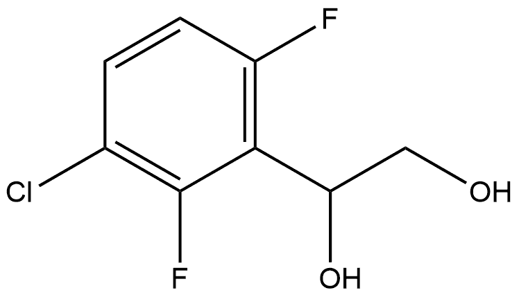 1-(3-Chloro-2,6-difluorophenyl)-1,2-ethanediol,2228774-74-9,结构式