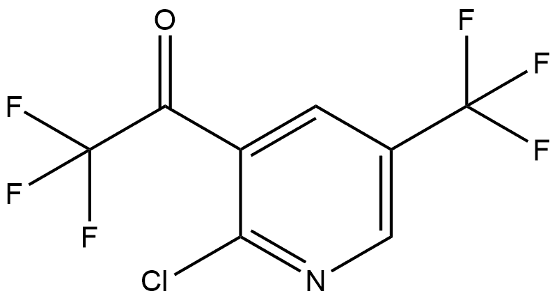 1-(2-Chloro-5-(trifluoromethyl)pyridin-3-yl)-2,2,2-trifluoroethanone Structure