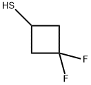 Cyclobutanethiol, 3,3-difluoro- Structure