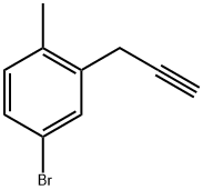 4-溴-1-甲基-2-(丙-2-炔-1-基)苯 结构式