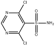 4,6-Dichloro-5-pyrimidinesulfonamide Struktur