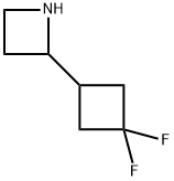 Azetidine, 2-(3,3-difluorocyclobutyl)- Struktur