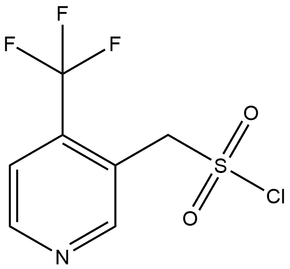 4-(Trifluoromethyl)-3-pyridinemethanesulfonyl chloride (ACI),2229085-86-1,结构式