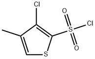 3-Chloro-4-methylthiophene-2-sulfonyl chloride Struktur