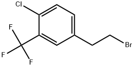 4-(2-Bromoethyl)-1-chloro-2-(trifluoromethyl)benzene Struktur
