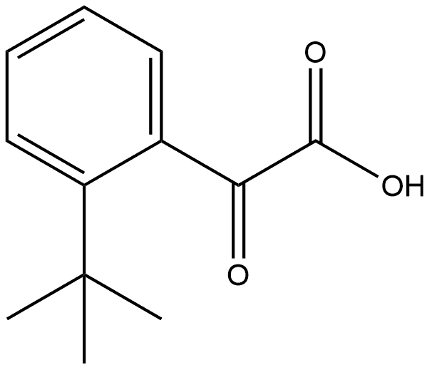 2-(2-(tert-butyl)phenyl)-2-oxoacetic acid|