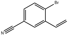 4-bromo-3-ethenylbenzonitrile Struktur