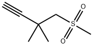 1-Butyne, 3,3-dimethyl-4-(methylsulfonyl)- 化学構造式