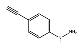 Hydrazine, (4-ethynylphenyl)- Struktur