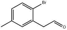 Benzeneacetaldehyde, 2-bromo-5-methyl-,2229540-45-6,结构式