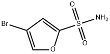 2-Furansulfonamide, 4-bromo- 化学構造式