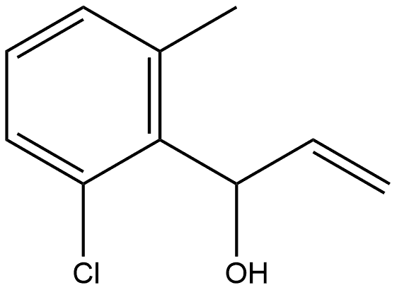 2-Chloro-α-ethenyl-6-methylbenzenemethanol Structure