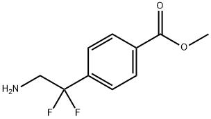 4-(2-氨基-1,1-二氟乙基)苯甲酸甲酯,2229572-85-2,结构式